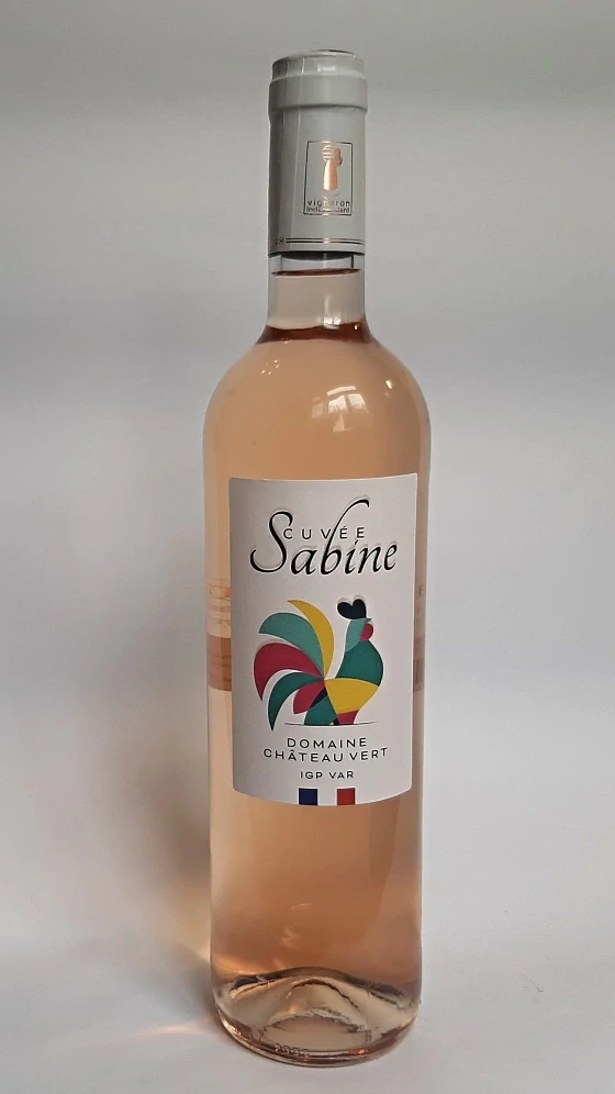 Cuvée Sabine Rosé BIO IGP Var - Domaine Chateau Vert
