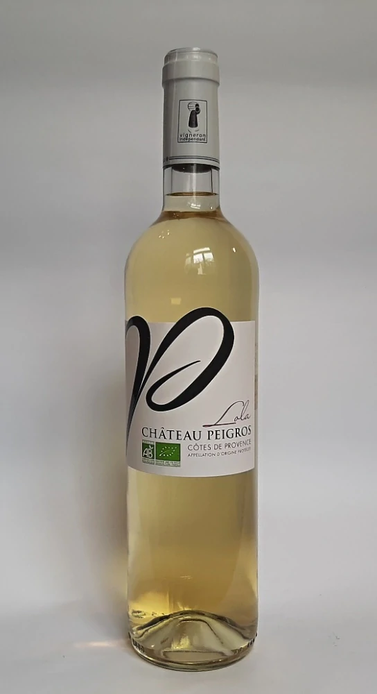 Cuvée Lola Blanc BIO 2024 AOP Cotes de Provence Pierrefeu - Chateau Peigros