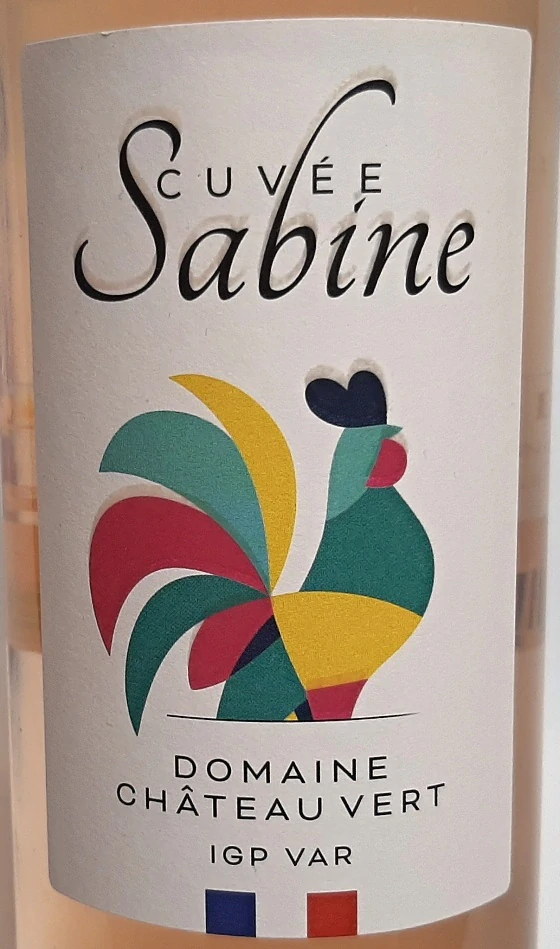 Cuvée Sabine Rosé BIO IGP Var - Domaine Chateau Vert